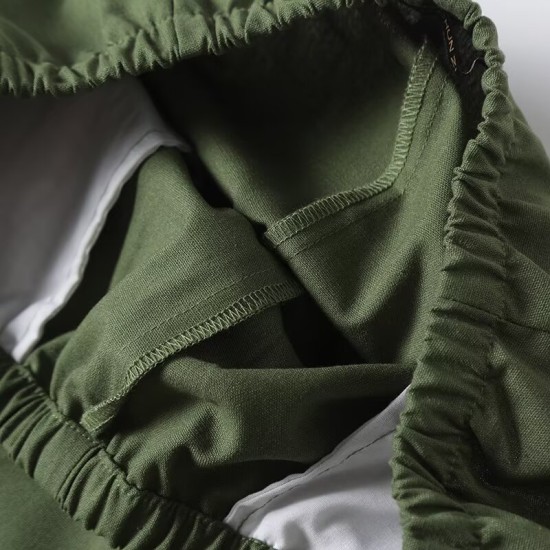 High waist elasticated casual pants High waist elasticated casual pants