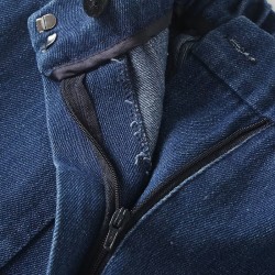High waist elastic jeans