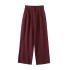 Casual commuter wide-leg trousers