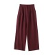 Casual commuter wide-leg trousers Casual commuter wide-leg trousers