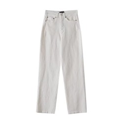 Loose straight casual trousers