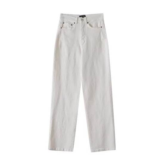 Loose straight casual trousers