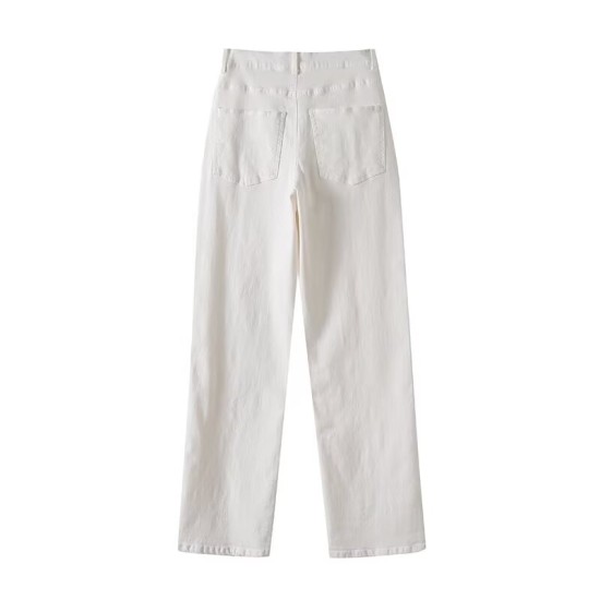 Loose straight casual trousers