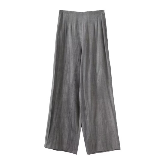 French straight wide-leg trousers French straight wide-leg trousers