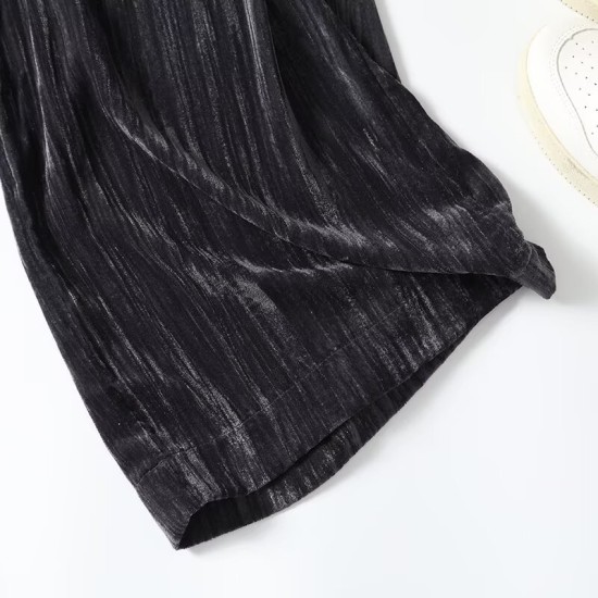 Straight-leg draped trousers Straight-leg draped trousers
