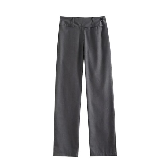 Fashionable straight trousers for commuting Fashionable straight trousers for commuting