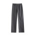 Fashionable straight trousers for commuting
