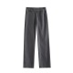 Fashionable straight trousers for commuting Fashionable straight trousers for commuting